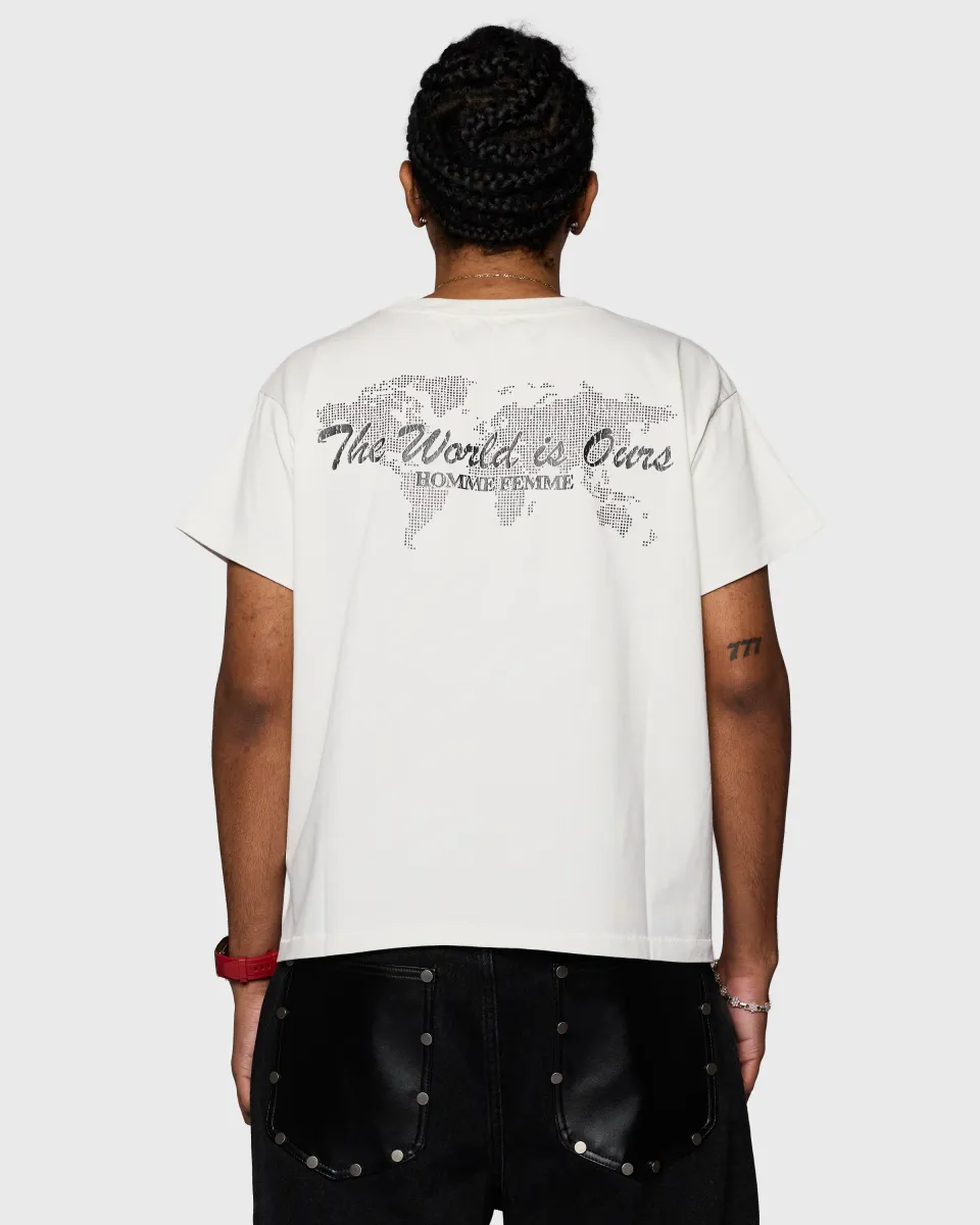 Homme + Femme "Jet Lag" Tee - White