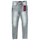 ANOM "360" Gray Wash Skinny Denim Jeans