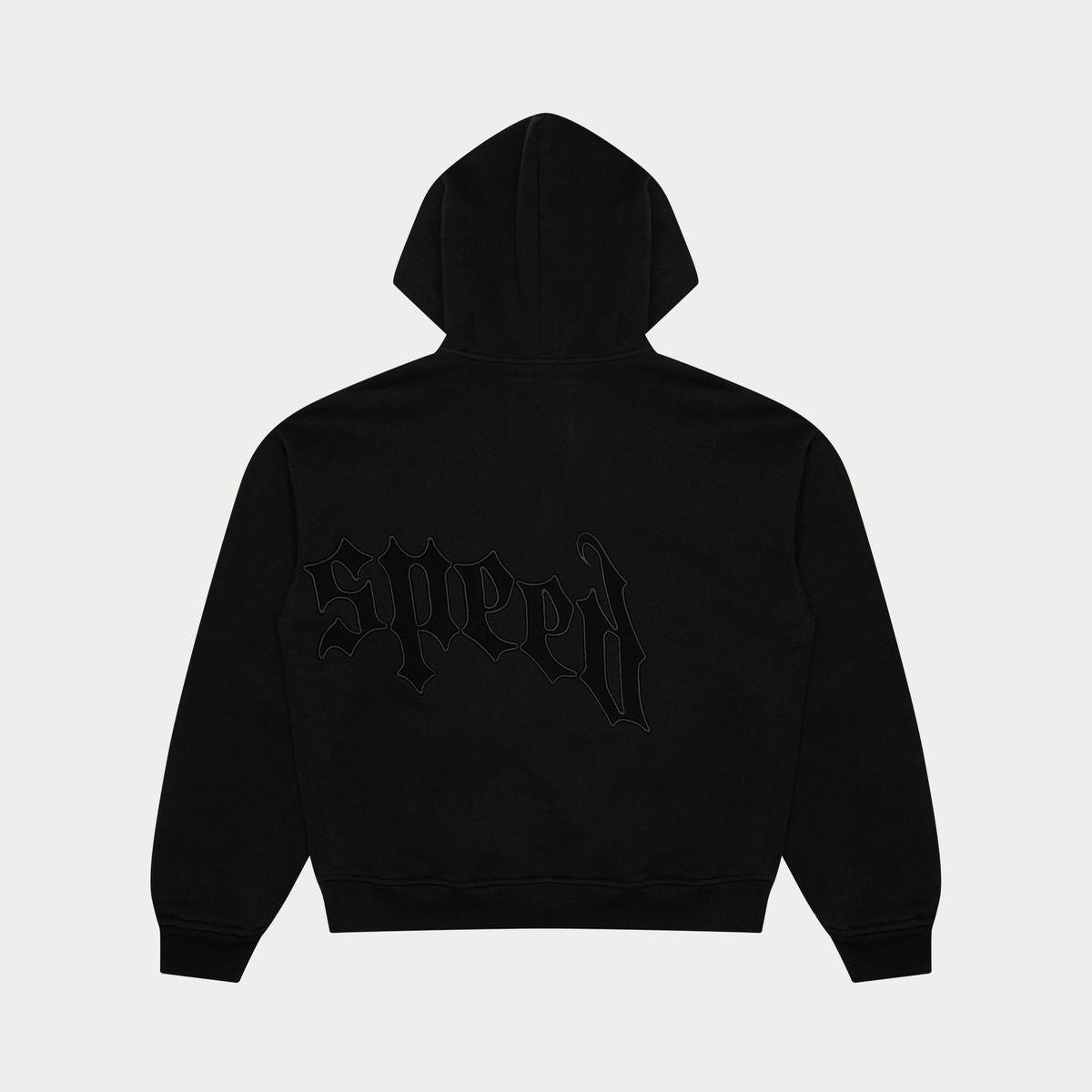 Godspeed OG Logo Zip Up Hoodie - Double Black