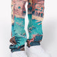 Guapi Portofino Tapestry Pants featuring a vibrant and intricate tapestry design in rich, earthy tones, perfect for adding a touch of bohemian flair to your wardrobe