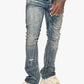 Valabasas "Hibit" Vintage Blue Stacked Denim Jeans