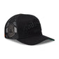 Limited edition Godspeed Forever Vanta trucker hat with color-changing embroidery and pin set