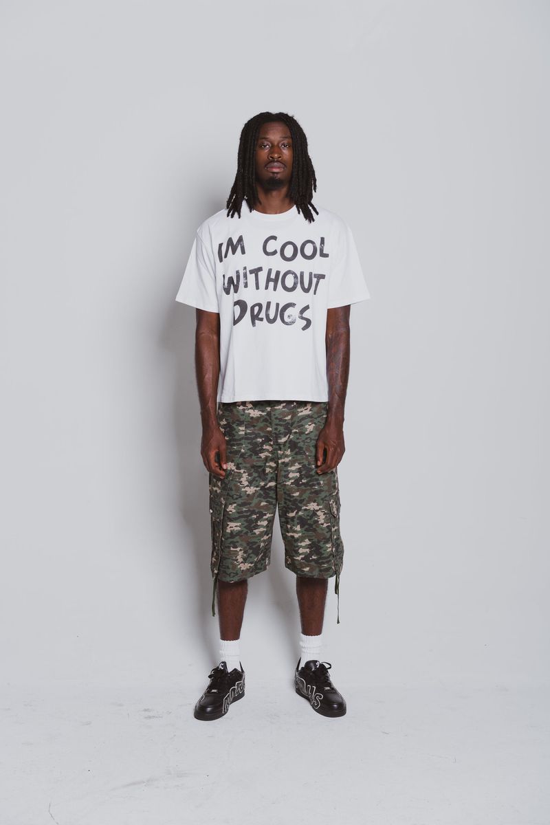 Addicts ATL "Cool Without Drugs" White Tee