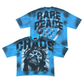 Rare Peace "Chaos Washed" Rhinestone Carolina Blue Tee