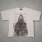 Fabric011 "Coded Girl" White Tee