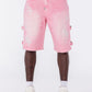 Guapi French Rose Cross Buckle Shorts