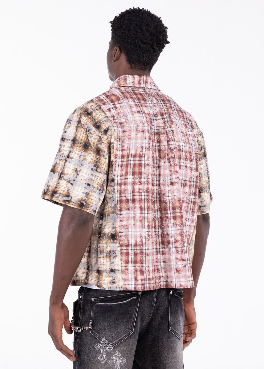 Guapi Eclipse Plaid Button Shirt