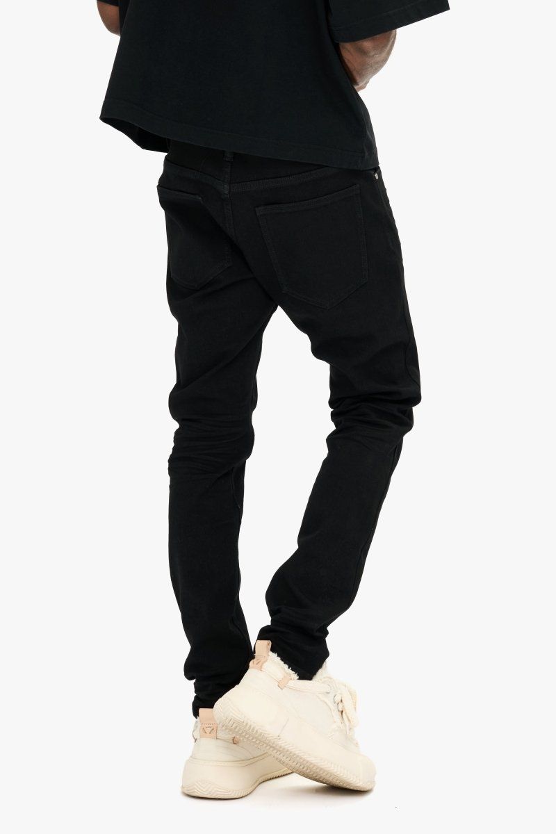 Valabasas "Mr. Slim" Jet Black Jeans