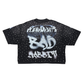Rare Peace "Futuristic" Rhinestone Black Tee