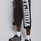 Addicts ATL "Varisty" Black & White 3/4 Shorts