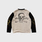 Homme + Femme "777 Maison" Thermal Long Sleeve - White/Black