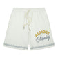 Cream-colored Almost Someday Daydream Shorts featuring a relaxed fit and stylish design