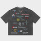 Godspeed Insignias T-Shirt - Grey Wash