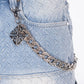 Guapi Aqua Blue Steel Plate Carpenter Shorts