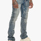 Valabasas "Hibit" Vintage Blue Stacked Denim Jeans