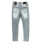ANOM "360" Gray Wash Skinny Denim Jeans