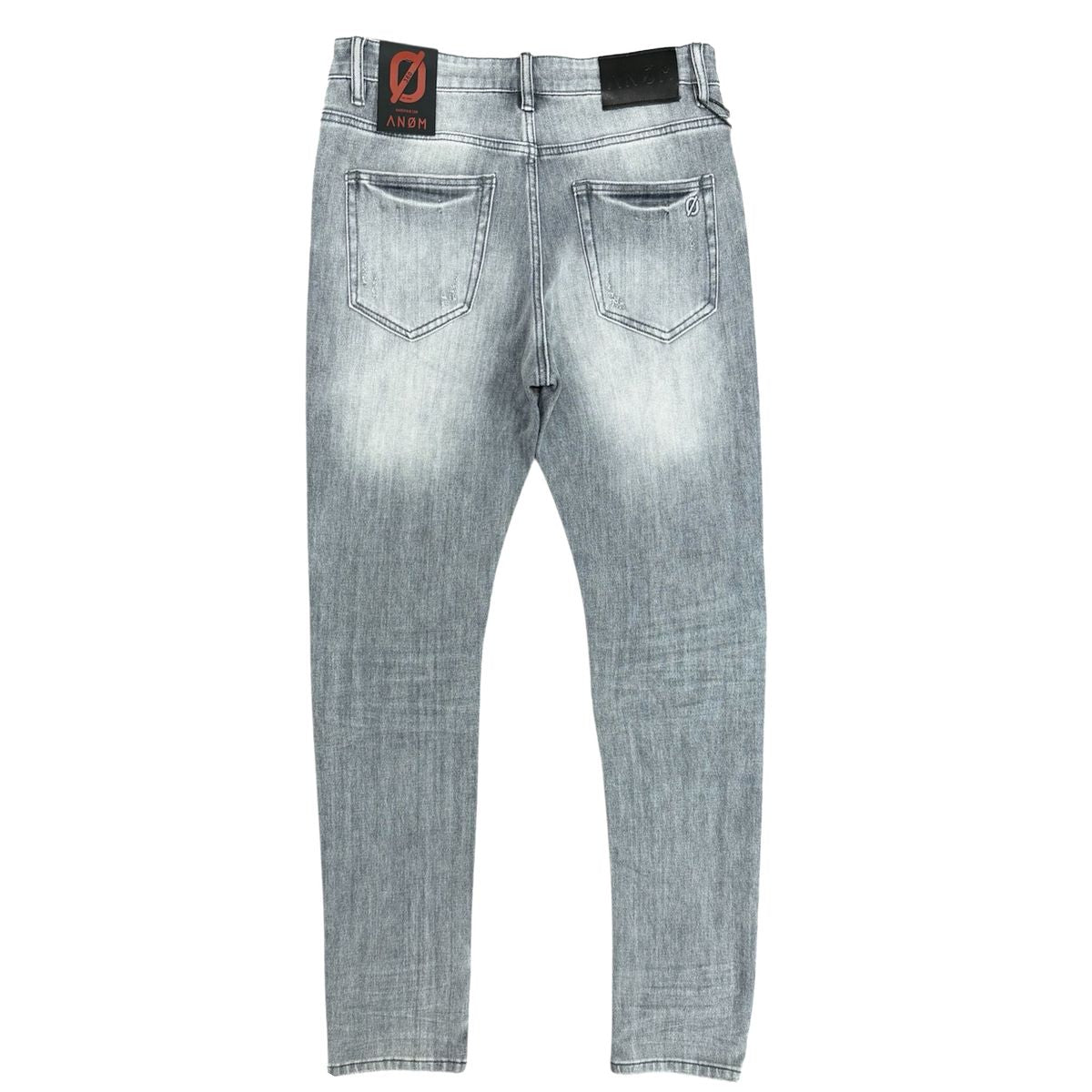 ANOM "360" Gray Wash Skinny Denim Jeans