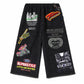 AlphaStyle Morda Long Shorts - Black