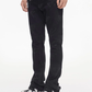 Valabasas "Show" Jet Black Stacked Flare Denim Jeans