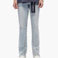 Valabasas "Mr. Stacked Denim Blue" Denim Jeans