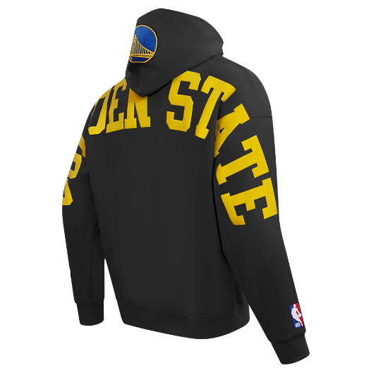 Black Pro Standard Golden State Warriors Wingspan Hoodie with team logo