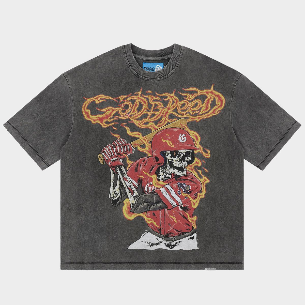 Godspeed Slugger T-Shirt - Grey Wash