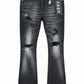 ANOM "Obscura" Black Wash Stacked Denim Jeans
