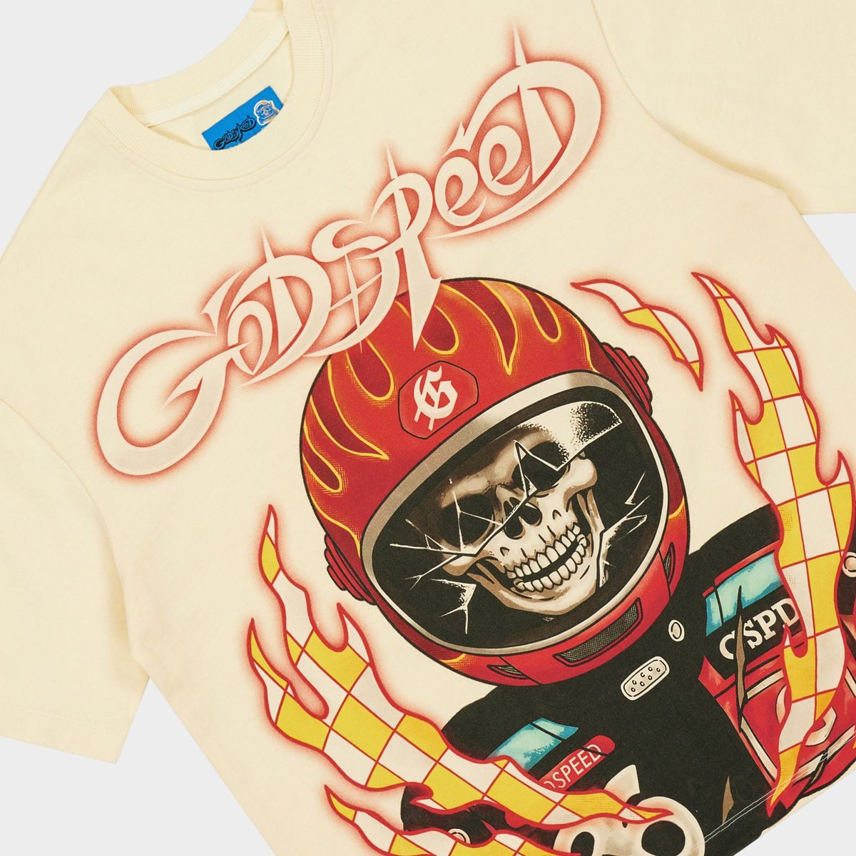 Godspeed Road Rage NG T-Shirt - Bone