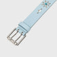 Homme + Femme "Passport" Belt - Baby Blue