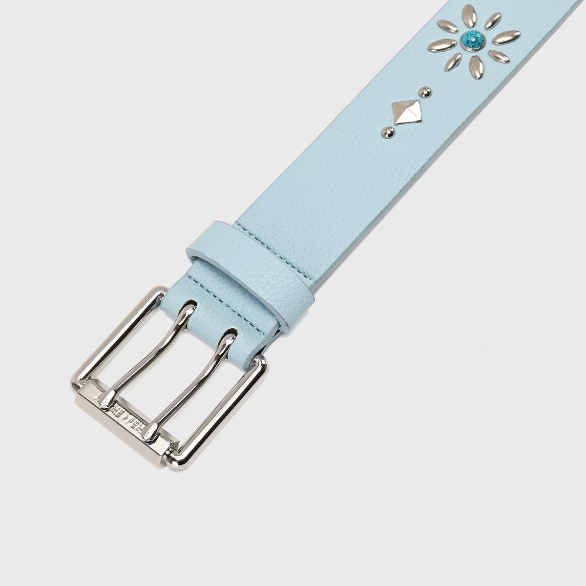 Homme + Femme "Passport" Belt - Baby Blue