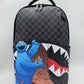 Sprayground Sesame Street Cookie Monster Sneaking A Bite Backpack (B7141)