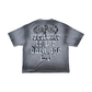 Rare Peace "Trust No One Flames" Rhinestone Grey Tee