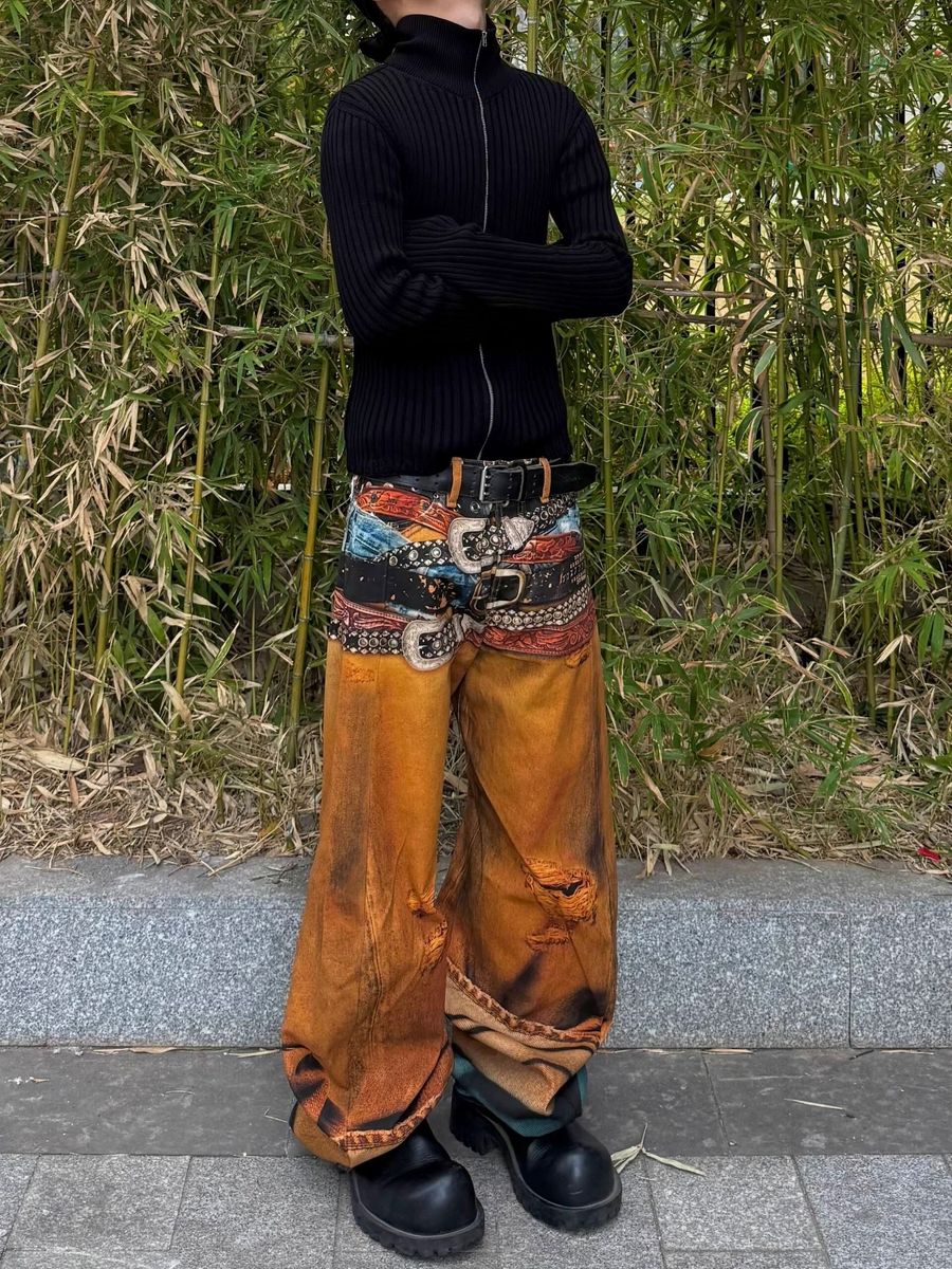 Undeveloped Wideboy Western Denim Jeans