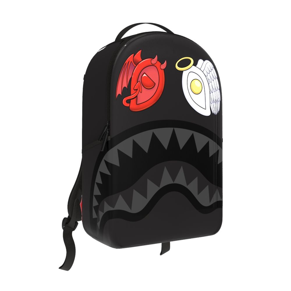 Sprayground Black Removable Eyes Backpack (B7556)
