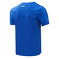 Detail view of the fabric texture and retro logo design on the Golden State Warriors T-Shirt