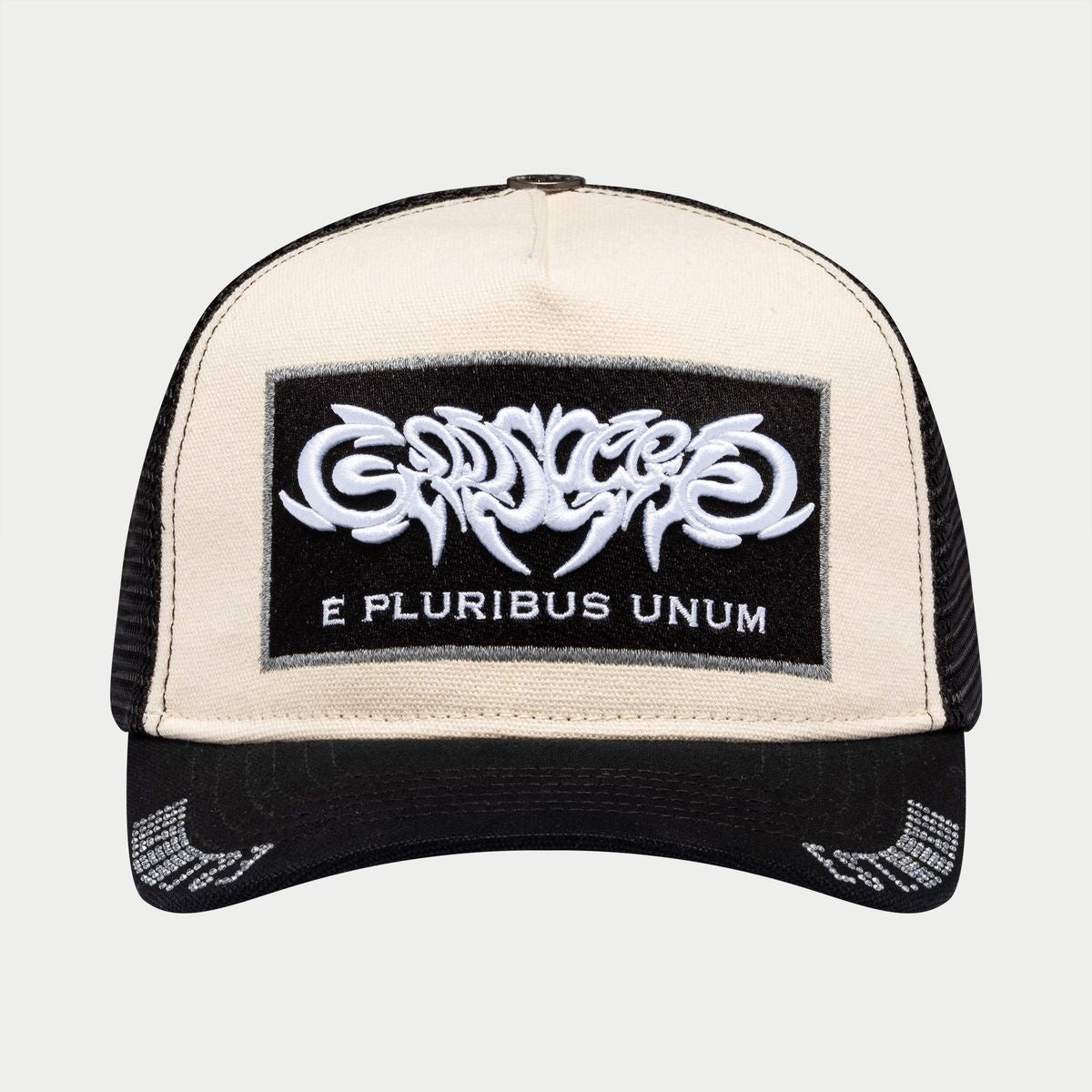Godspeed GS E Pluribus Trucker Hat - White/Black