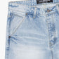 Light blue wash denim shorts from Valabasas called Mr Shorts featuring a classic fit and casual style