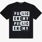 A black Valabasas People's Enemy T-shirt featuring the product code VLBS-VT4-1028, with a simple design suitable for casual wear