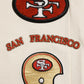 Pro Standard San Francisco 49ers Retro Logo Classics Sweatpants - Eggshell/Red (FS4443592-ERD)