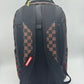 Sprayground Richie Rich Gold Sharkmouth Backpack (B7257)