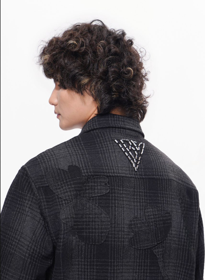 Valabasas "Harvest" Black Button Up Flannel