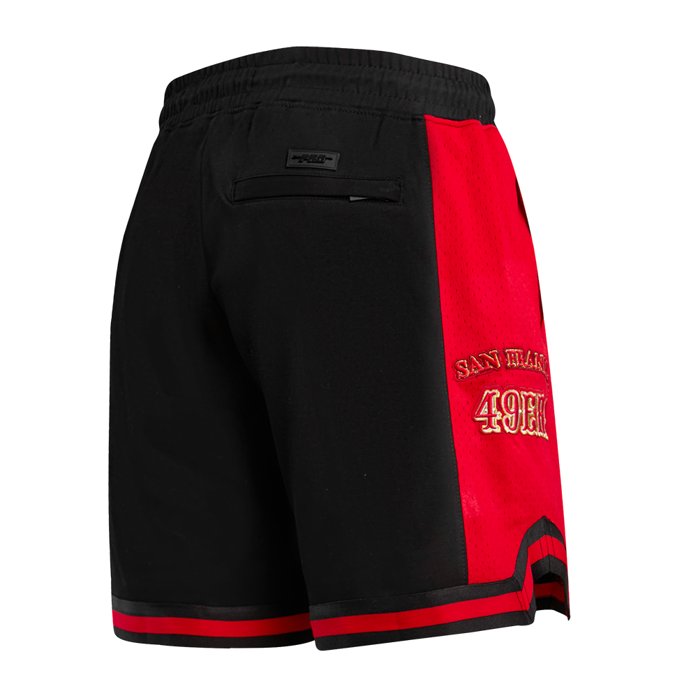 Pro Standard San Francisco 49ers Retro Classic DK 2.0 Short - Black/Red (FS4343594-BRK)