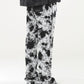 Stylo Tapestry Stacked White Black Denim Jeans - Trendy fashion statement piece