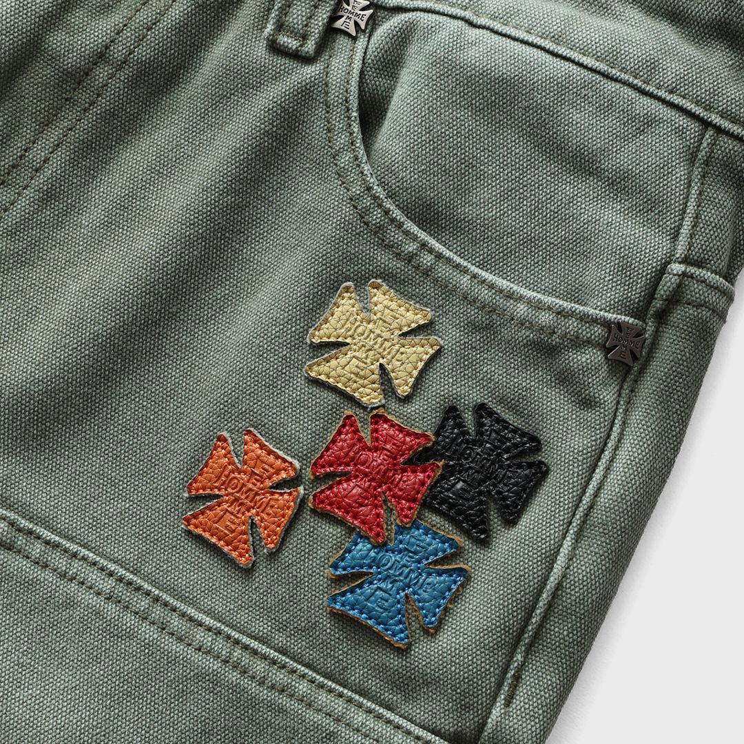 Homme + Femme "Iron Crest" Pants - Green
