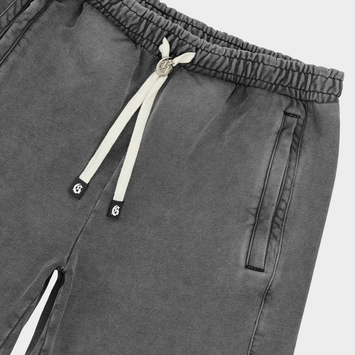 Godspeed VITAL Logo Shorts - Grey Wash
