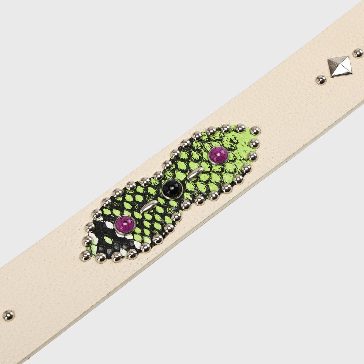Homme + Femme "Passport" Belt - White