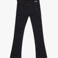 Valabasas Mr Stacked black stacked denim jeans with distressed detailing