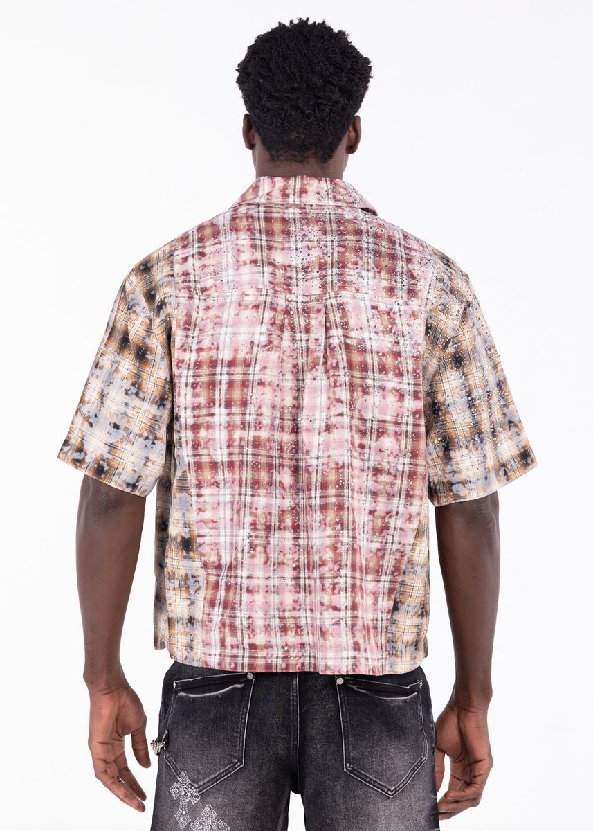 Guapi Eclipse Plaid Button Shirt