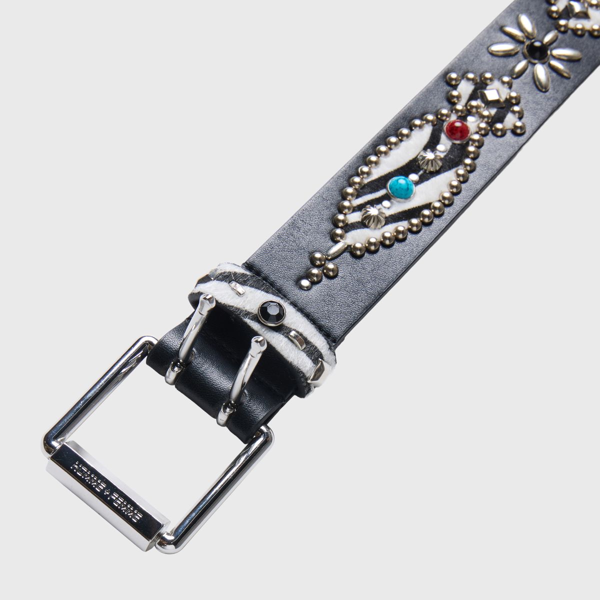 Homme + Femme "Passport" Belt - Black