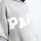 Paper Money "Paper" Rhinestone Grey Pullover Hoodie